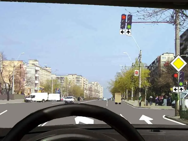 Cum veți proceda corect în intersecția dată?