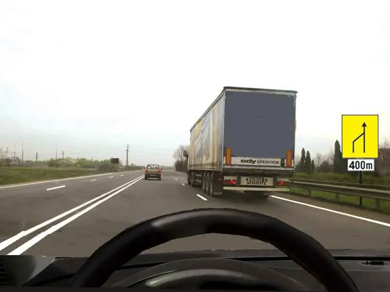 Puteți executa depășirea în această situație?